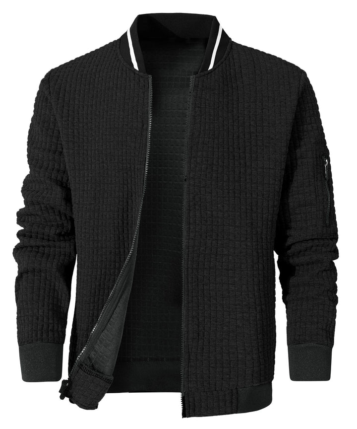 Unisex Lightweight Warmth Jacket, front view, showcasing a sleek design for everyday comfort and style.