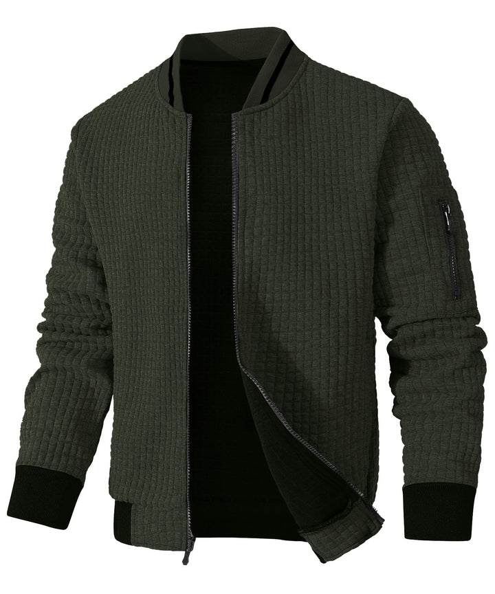 Everyday Warmth Jacket with pockets, offering practical storage in a lightweight, unisex design.