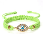 Light Green Light Blue Evil Eye