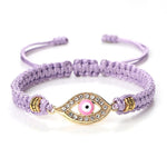Purple Pink Evil Eye