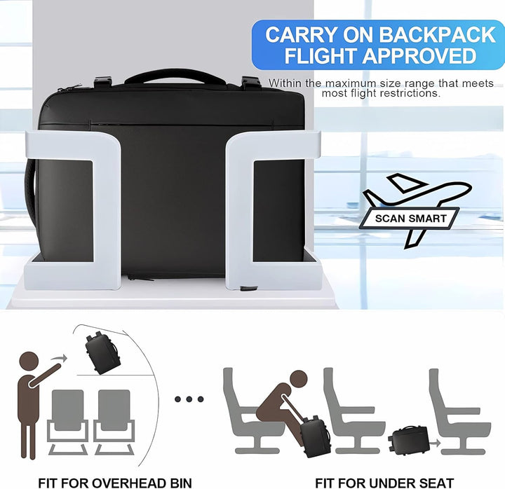 Adventure gear: waterproof 26-45L expandable backpack with laptop protection.