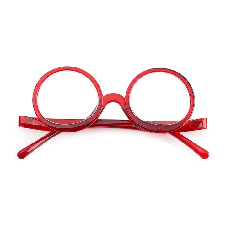 Magnifying glasses for precise eyeliner & eyeshadow application. Essential beauty tool for detail.