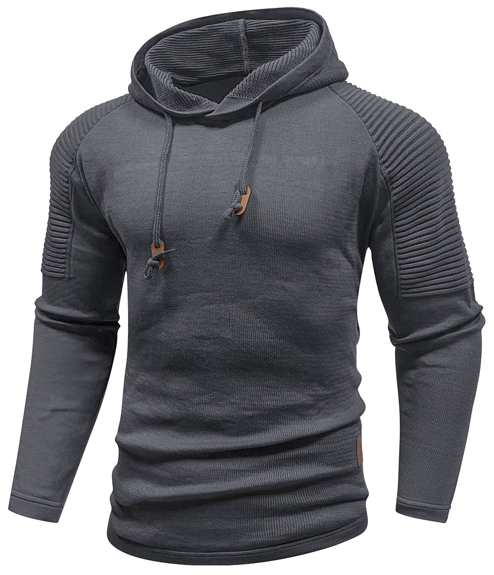 Back view of the Unisex Frontier Style Hoodie, showcasing its warm and stylish design