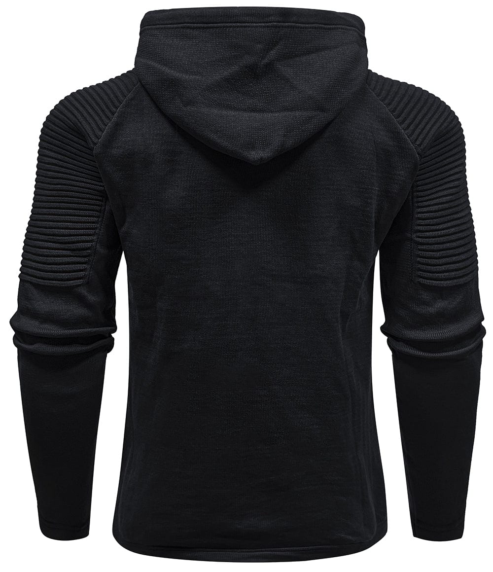 Unisex Frontier Style Hoodie in a lifestyle shot, perfect for warm and cozy days
