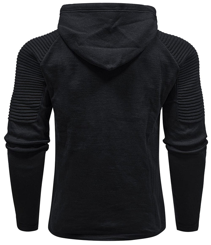 Unisex Frontier Style Hoodie in a lifestyle shot, perfect for warm and cozy days
