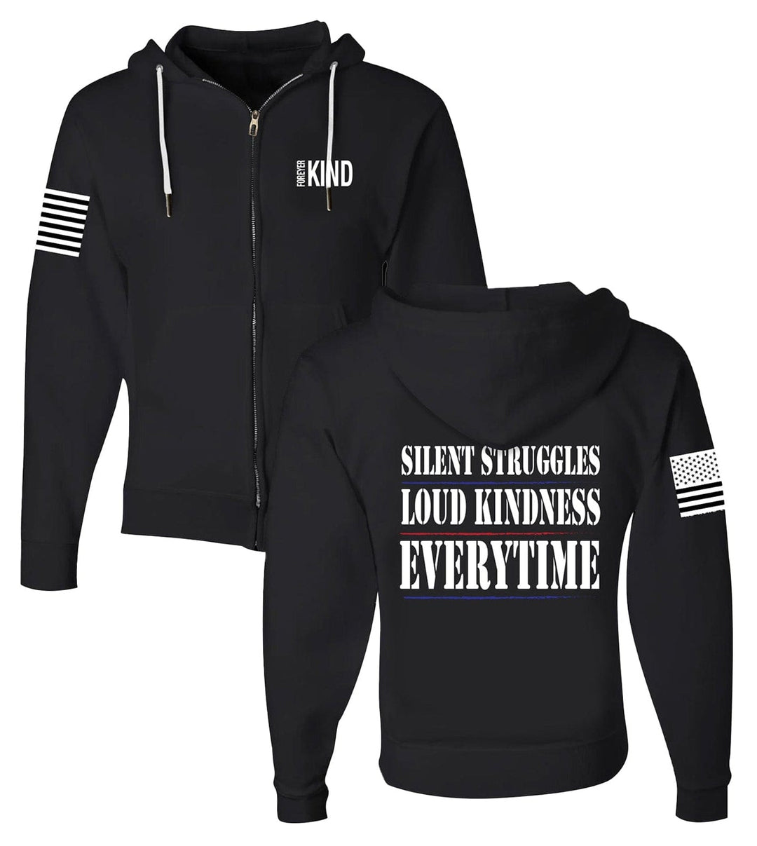 Casual unisex hoodie with a 'Love More' graphic, soft fleece, comfortable and stylish.