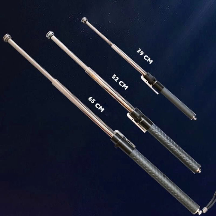 Enhance personal safety with the Guardian Trek Stick, a secure walking aid & self-defense pole.