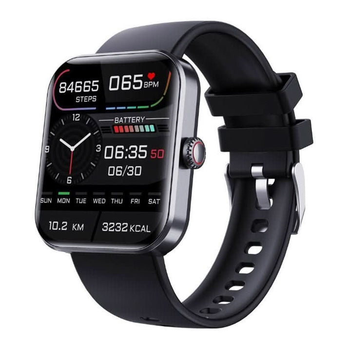 Unisex health watch for pain-free blood sugar, heart rate & vital sign monitoring.