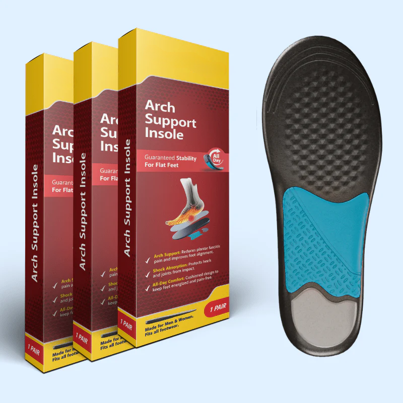 Unisex footwear accessories: heavy duty arch support insoles for active and comfortable wear