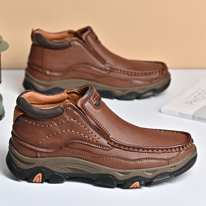 Unisex high top shoes with advanced orthopedic comfort features