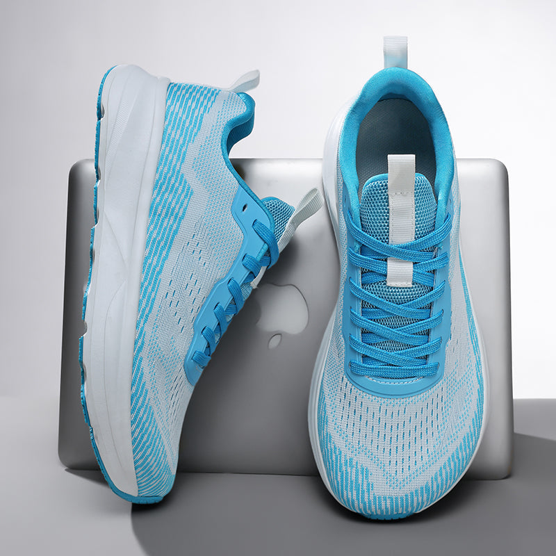 Pair of unisex athletic training shoes, black and sleek, perfect for running, walking, and active lifestyles
