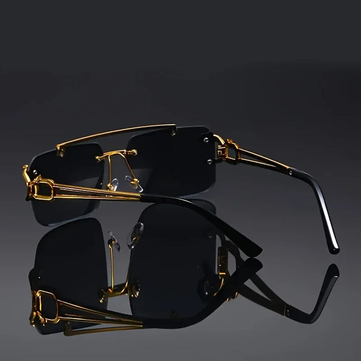 Stylish unisex luxury sunglasses, a perfect fashion accessory and gift for those who appreciate bold, modern eyewear.