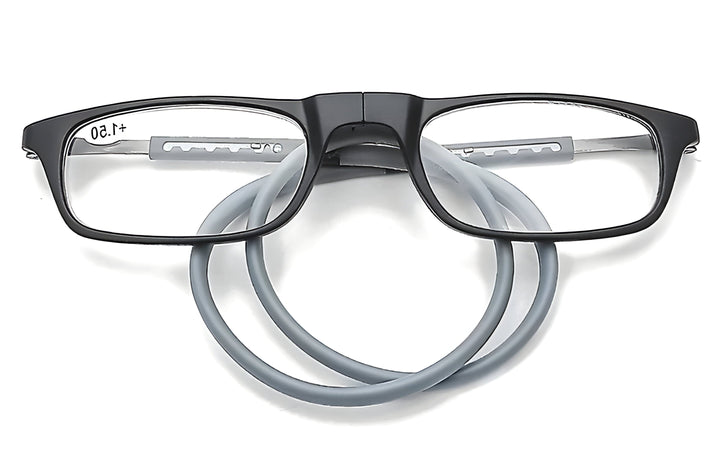Unisex magnetic neck-hang reading glasses, lightweight & convenient for daily vision. TavvitaImp010 portable readers.