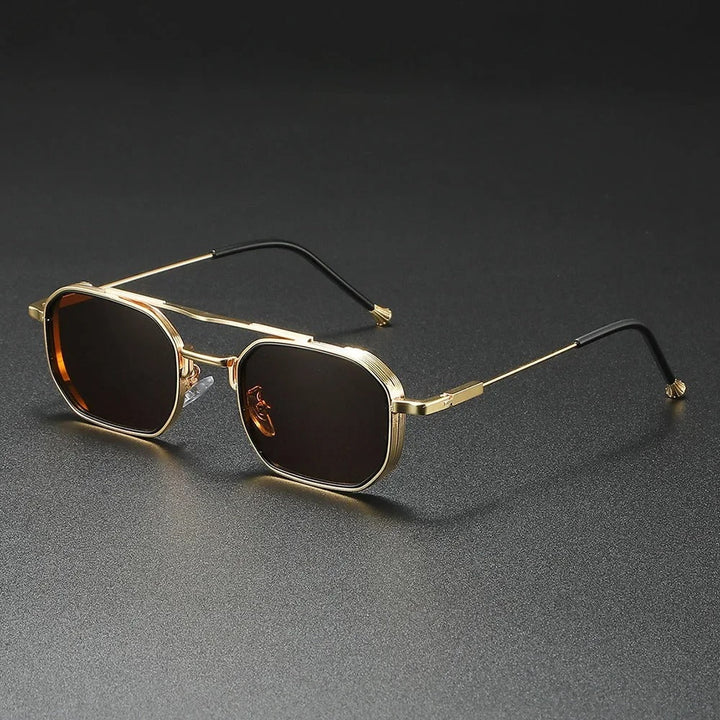 Stylish eyewear: Unisex square frame sunglasses, a versatile fashion accessory for any look.