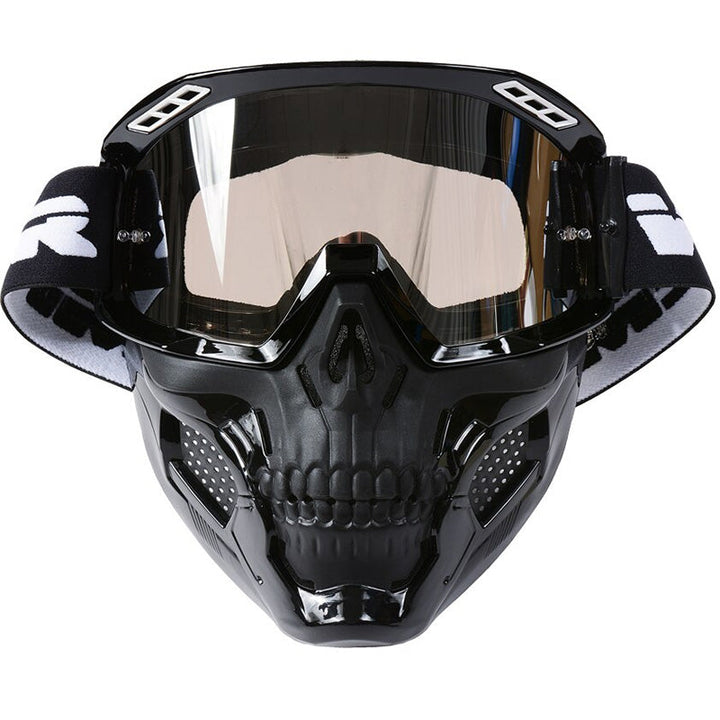 High-performance unisex riding goggles, essential eye protection for motorcyclists and off-road enthusiasts.