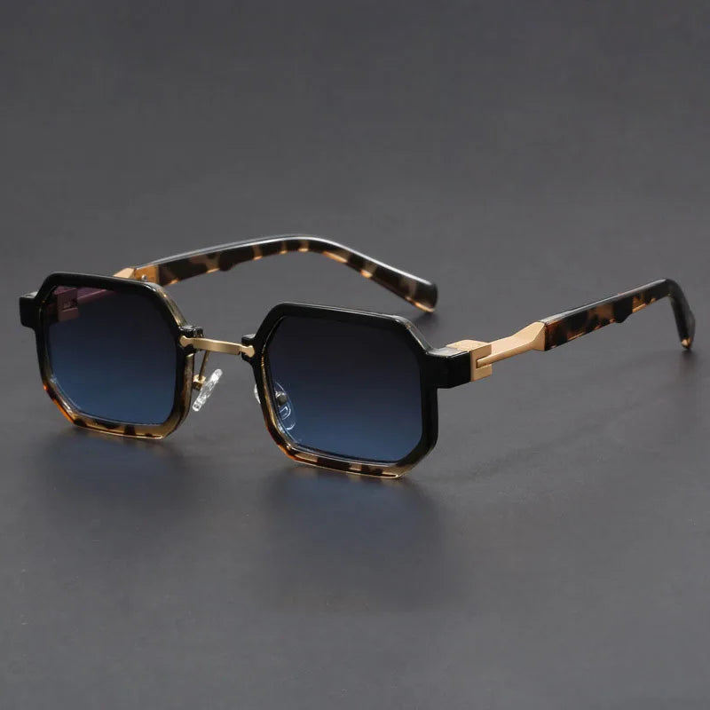 Stylish octagon frame sunglasses with UV400 lenses, lightweight and comfortable fashion eyewear