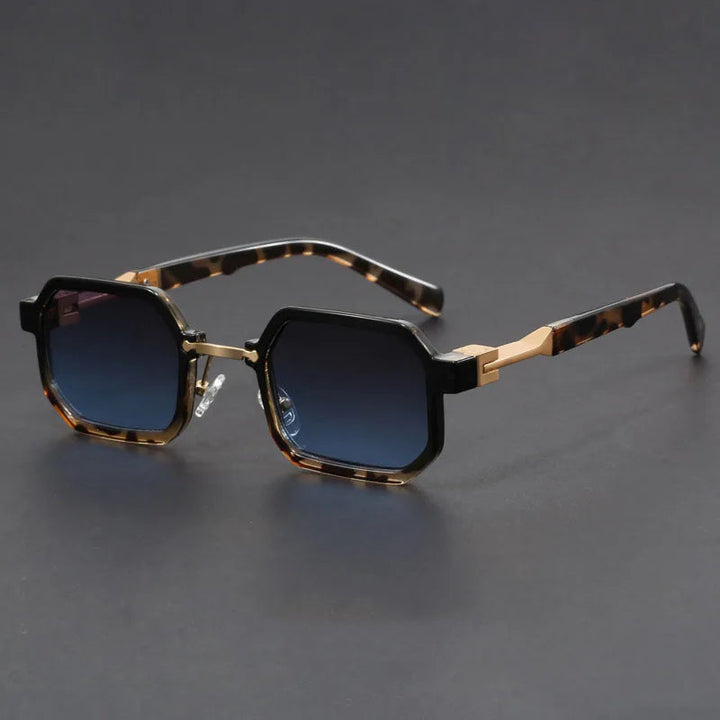 Stylish octagon frame sunglasses with UV400 lenses, lightweight and comfortable fashion eyewear
