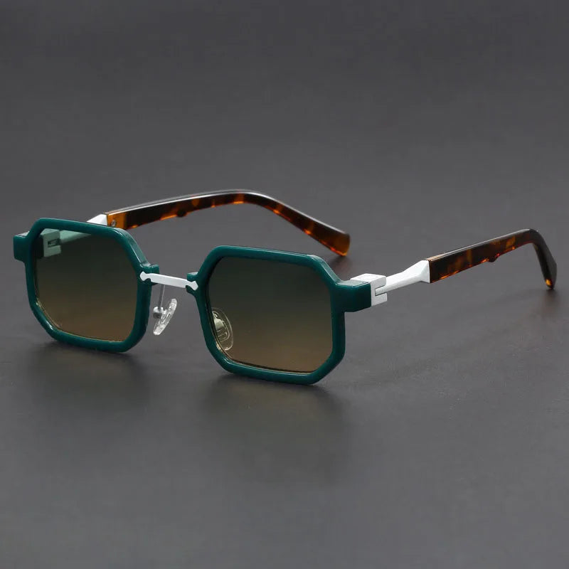 Acetate unisex sunglasses featuring unique octagon frames and essential UV400 protection