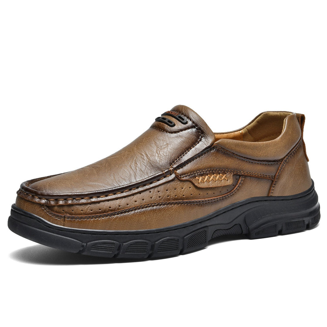 Close-up of comfortable unisex orthopedic boots, showcasing arch support and slip-resistant sole