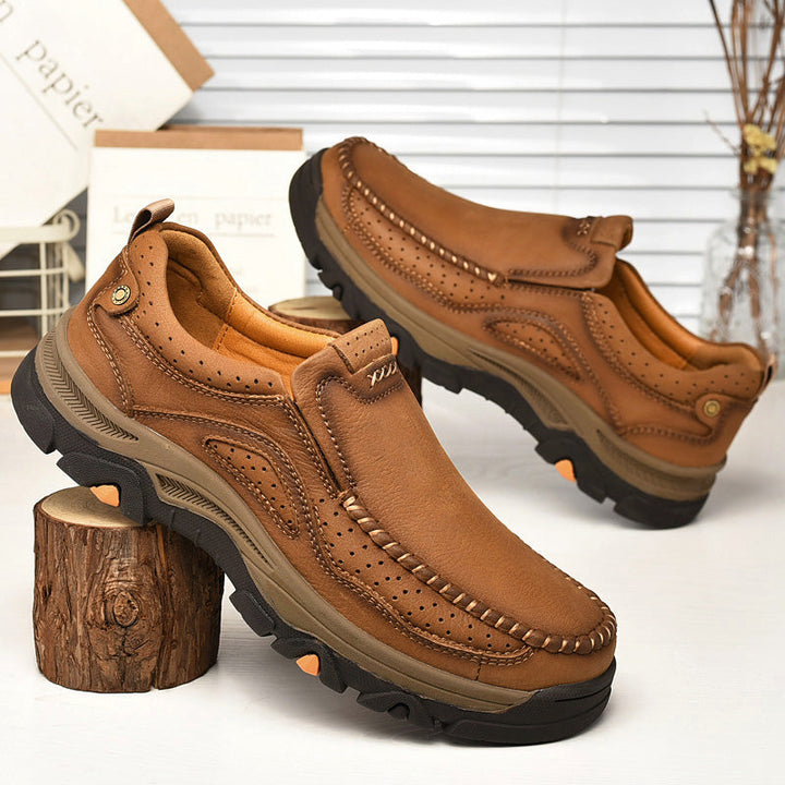 Open view of Unisex Orthopedic Transition Boot interior, showing padded lining and footbed.