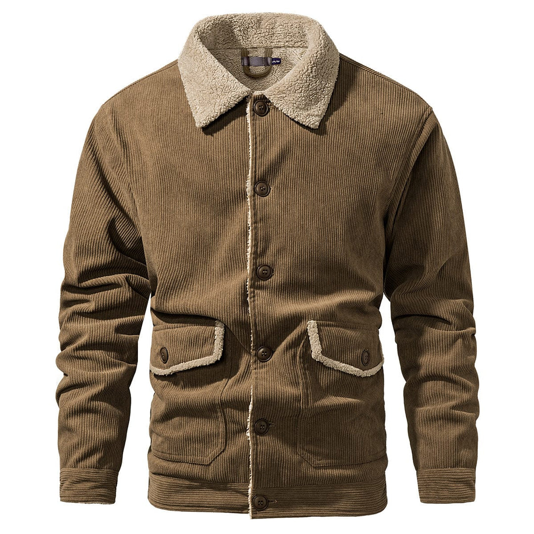 Side view of the Unisex Outdoor Adventure Jacket for hiking, emphasizing its cut