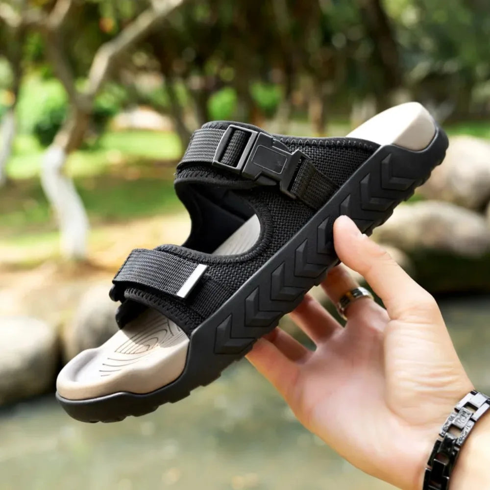 Unisex Outdoor Adventure Sandals with quick-dry fabric, ideal for water activities