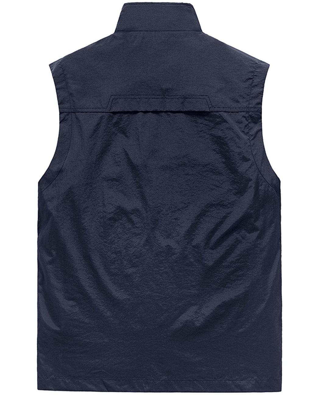Unisex fishing and hiking vest in a sand color, designed with ample utility pockets for gear.