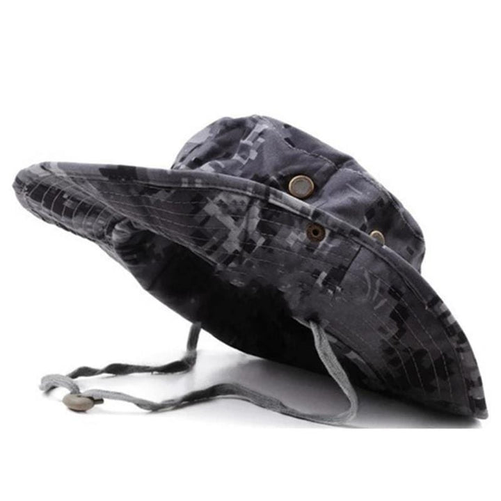 Packable outdoor sniper hat, an essential item for hikers and campers seeking durable headwear.