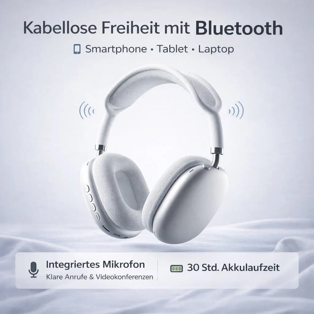 Wireless noise-cancelling headphones for music lovers, offering superior sound and comfort.