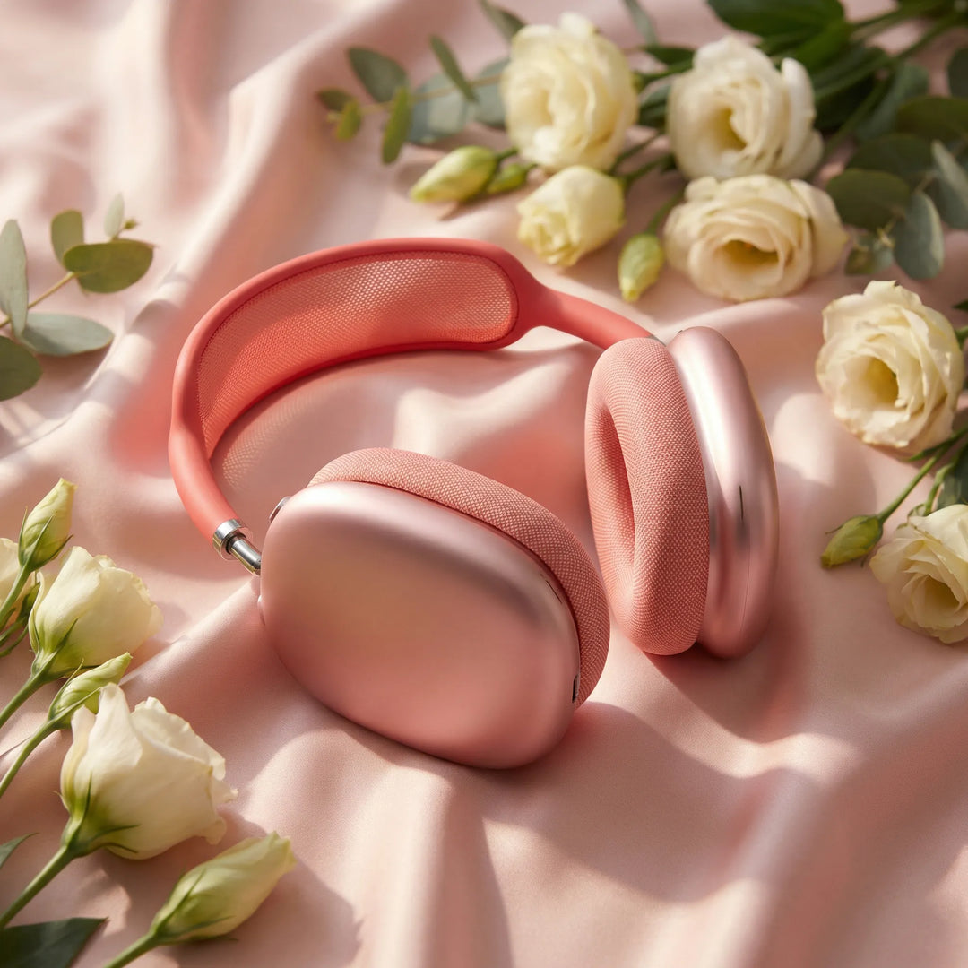 Get clear audio with these wireless over-ear headphones, great for calls and music.