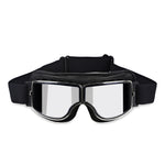 Black Leather - Silver Lens