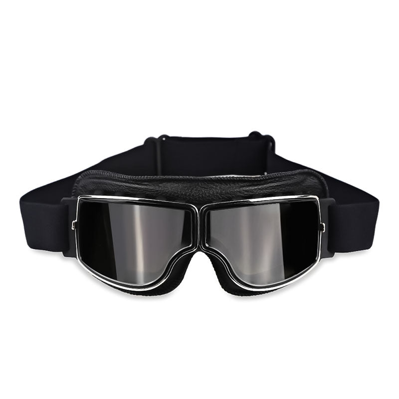 Unisex cycling goggles, fits over glasses, with anti-fog & UV eye protection for safety.