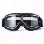 Black Leather - Clear Lens