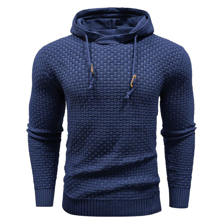 Phantom Unisex Hoodie, detailed stitching on seams, high-quality cotton blend material