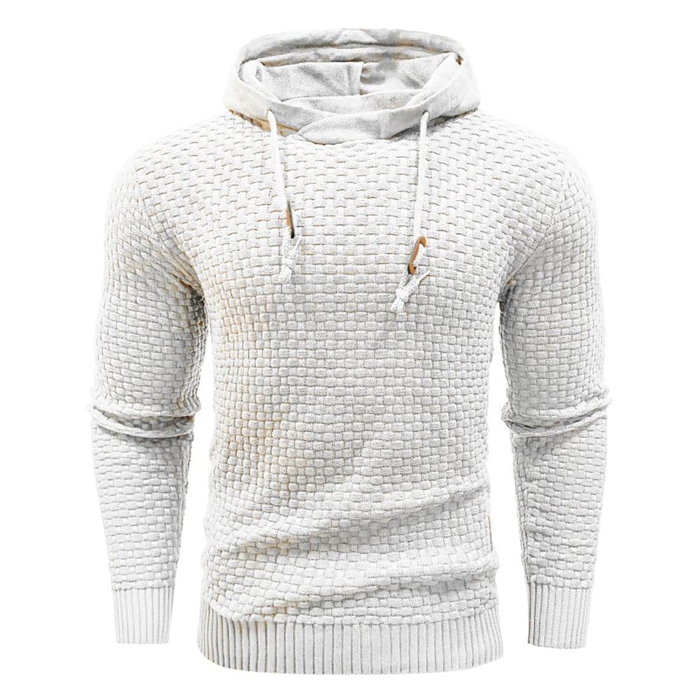 Unisex Phantom Casual Fleece Hoodie in white, crisp and clean addition to any wardrobe