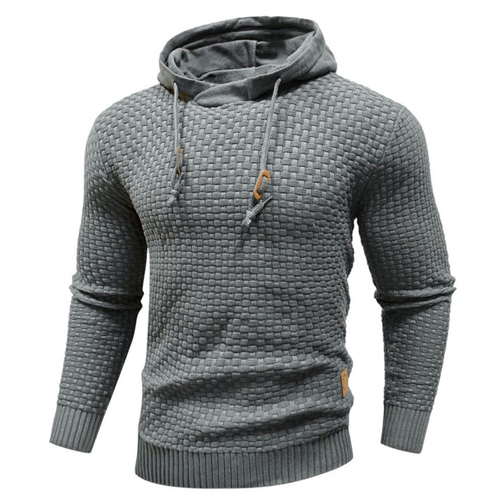 Phantom Unisex Fleece Hoodie in black, cozy outerwear for casual wear, soft cotton blend
