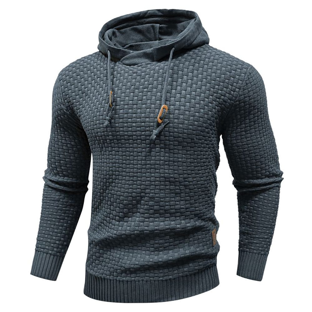 Back view of black Phantom Unisex Fleece Hoodie, plain and simple, perfect for layering
