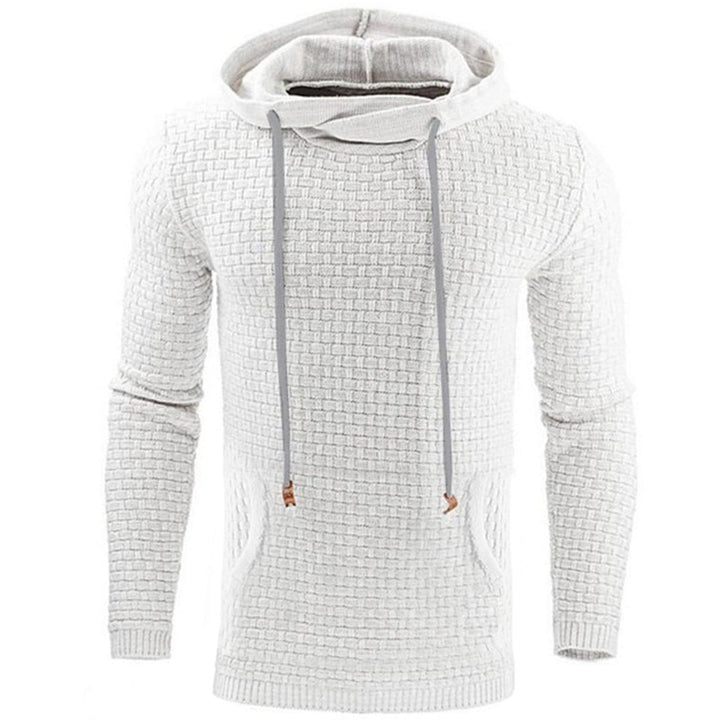 Unisex Phantom Front Pocket Hoodie in a classic cotton blend, perfect for casual, warm comfort.