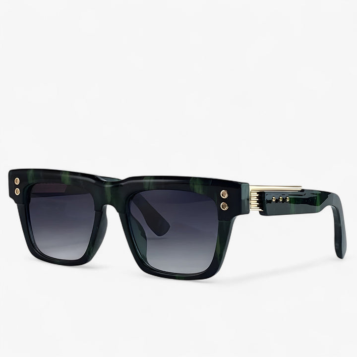 Unisex polarized steampunk sunglasses with retro round lenses for UV protection.