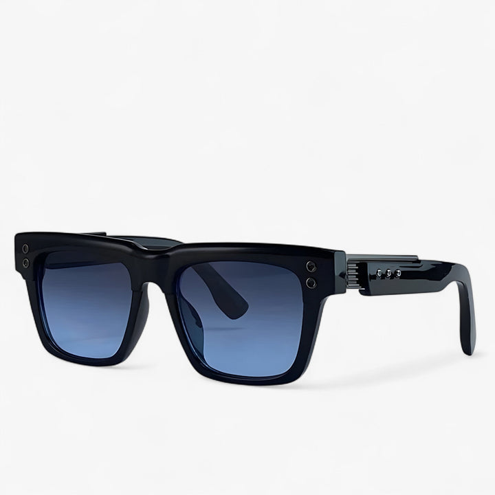 High-quality polarized steampunk sunglasses for men, blending vintage & modern.