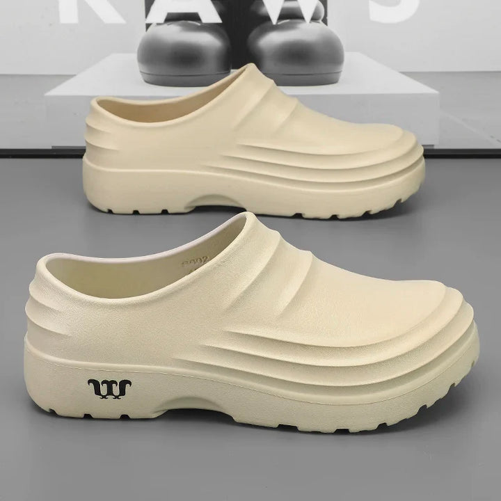 Waterproof work clogs, perfect for culinary and healthcare professionals seeking durable, slip-resistant footwear.