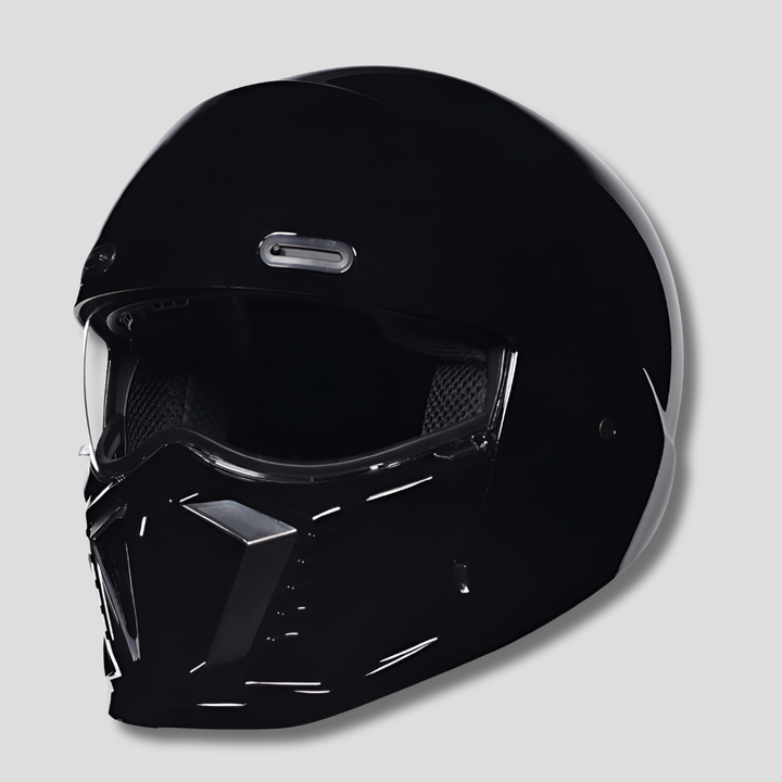 Classic motorcycle open face helmet, retro design. DOT & ECE certified for men & women, vintage style.