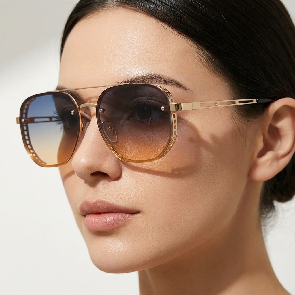 Unisex retro oval sunglasses, classic black, featuring durable polycarbonate lenses and UV400.