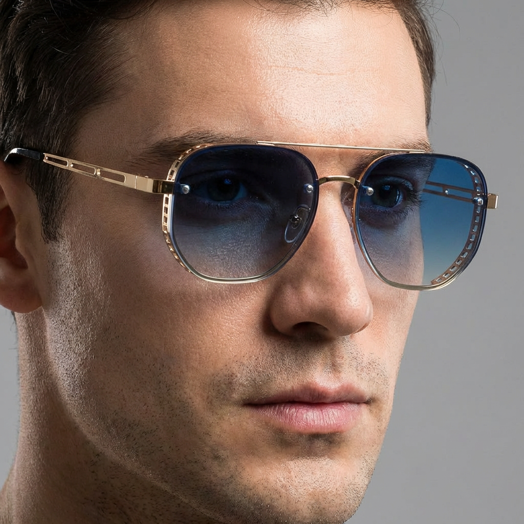 Unisex retro oval sunglasses, ideal summer essentials with full UV400 protection and comfortable fit.