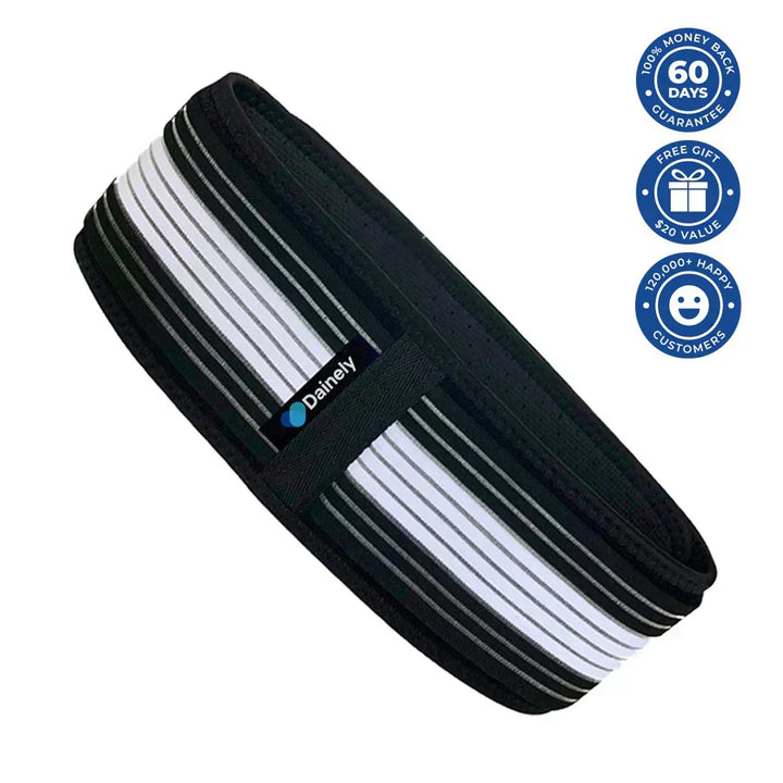 Unisex sciatica & lower back pain relief belt, adjustable for all-day comfort & SI joint support.