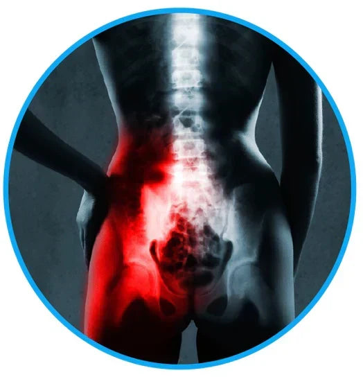 Sciatica & lower back pain belt for daily comfort. SI joint support, adjustable for a perfect fit.