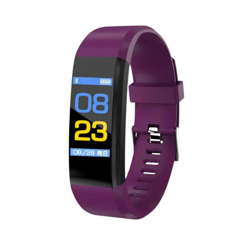 Multi-feature senior smartwatch: heart rate, steps, sleep monitor & waterproof. All-in-one health & fitness solution.