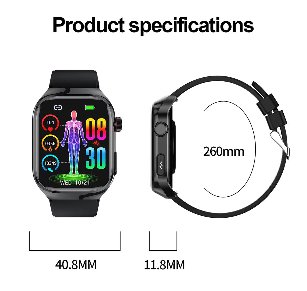 Medical-grade health monitoring smartwatch for precise wellness checks on your wrist.