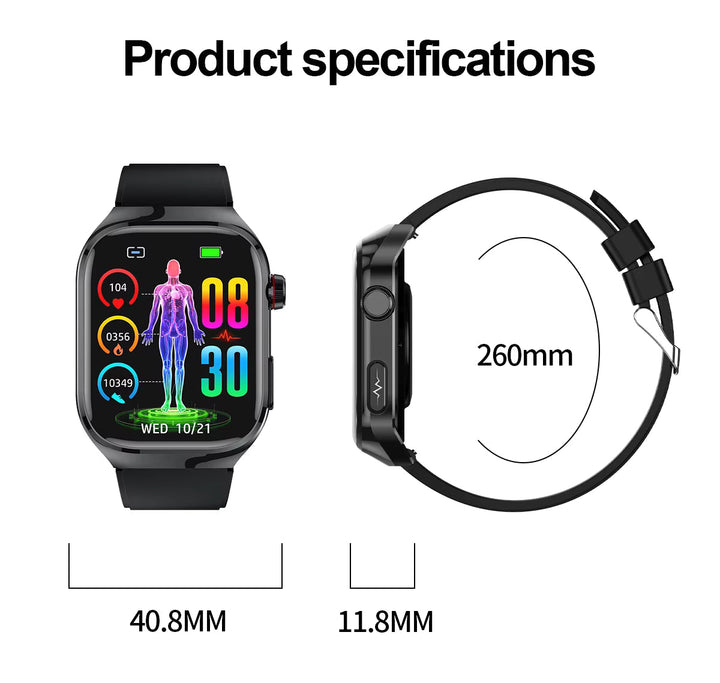 Medical-grade health monitoring smartwatch for precise wellness checks on your wrist.