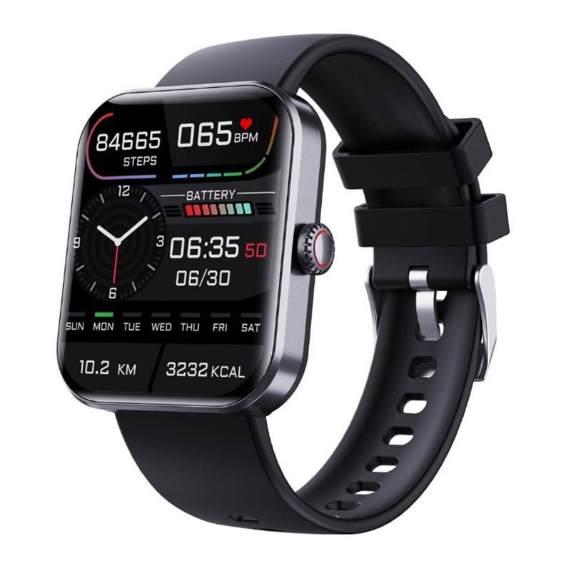Unisex smartwatch for painless, non-invasive blood sugar monitoring & health tracking.